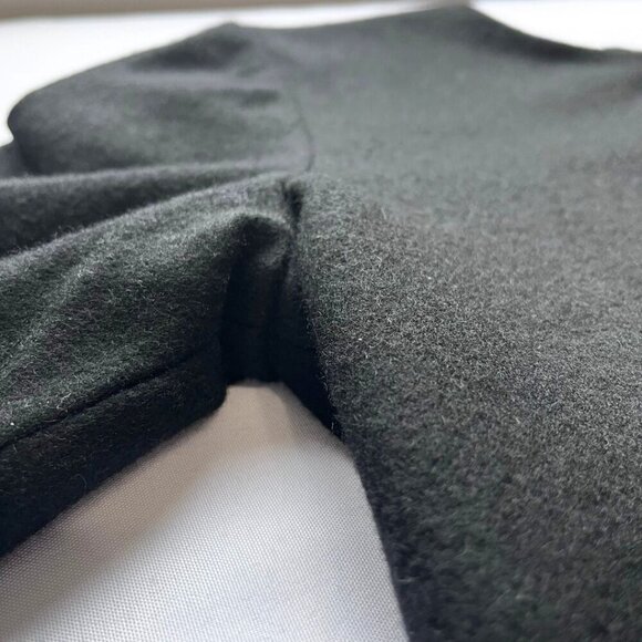 NWT ROCKET X LUNCH BLACK WOOL FELT BELTED BLOUSON DRESS - S - Picture 12 of 16